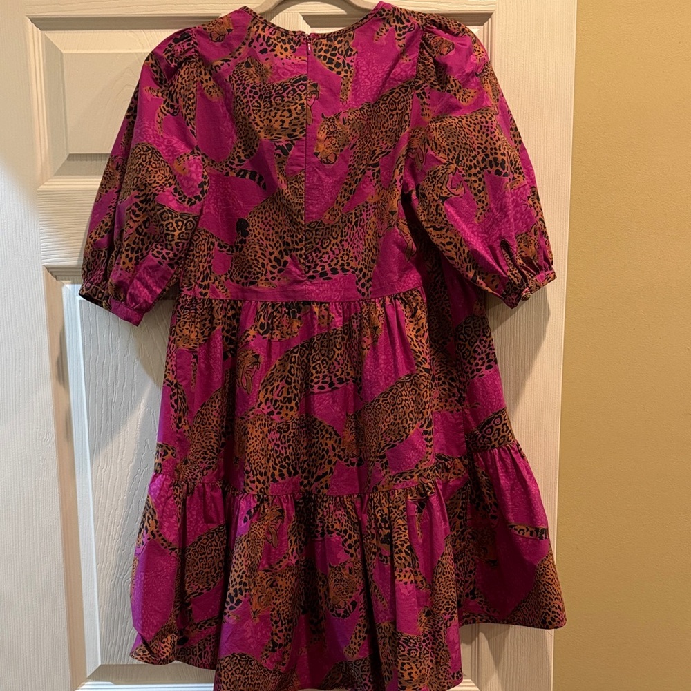 FARM Rio Pink Leopard Mini Dress - Picture 3 of 4